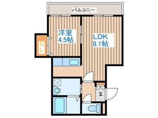 アヴァンティ６５の物件間取画像